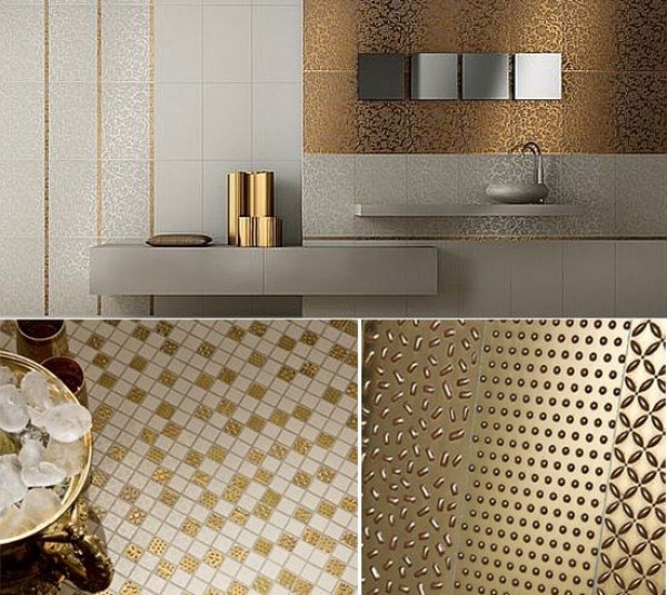 gold tile e1293765263623 How Gold can Brighten up your Home
