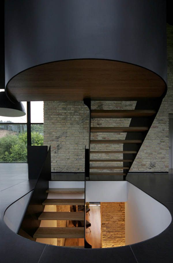 Natkevicius family home 3 Old Cannon Foundry Modified into a Contemporary Glass Family Home