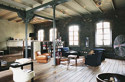 factory in the centre of factories during industrial revolution. factory in the centre of