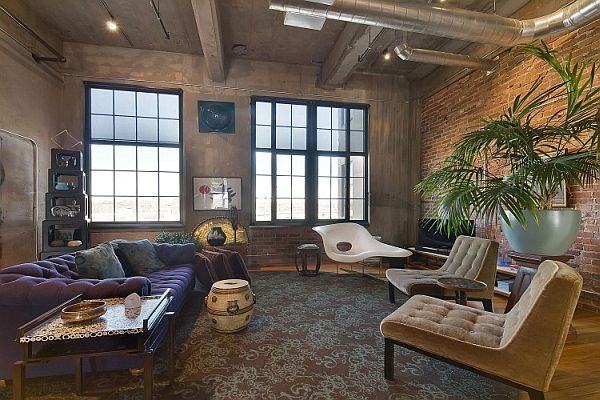 Stunning Loft in a Former Flour Mill in Denver