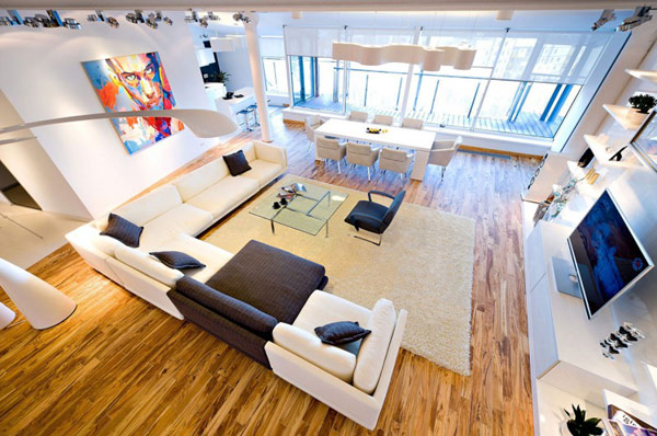Loft Apartment 02 800x531 Highly Contemporary Loft Design by GAS in Chisinau, Moldova