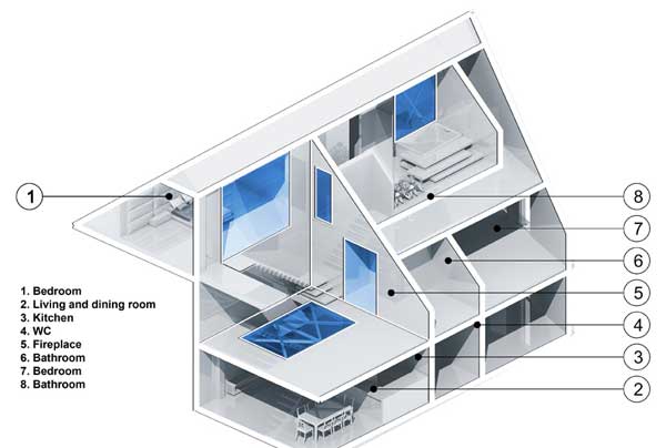 Transparent Loft In Brasov Romania 26 Stunning Transparency In An Urban Romanian Loft