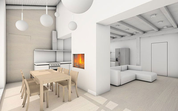 Casa LD by Ego Vitamina Creativa 112 Garage Turned Into An Airy Urban Residence On Two Floors