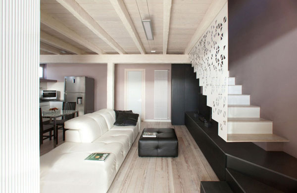 Casa LD by Ego Vitamina Creativa 82 Garage Turned Into An Airy Urban Residence On Two Floors