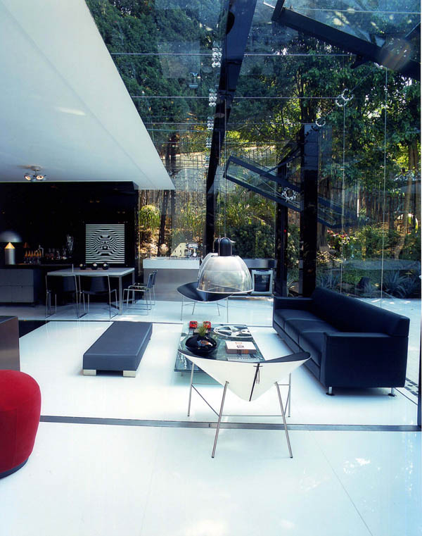Modern Garage by Brunete Fraccaroli 12 Striking Transparency Showcased By A Modern Live In Garage