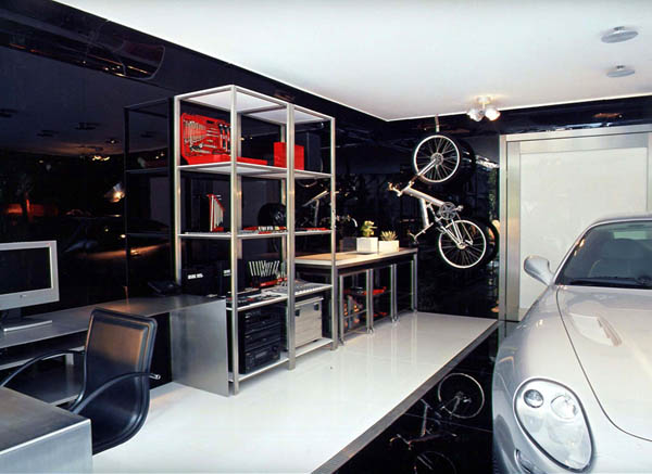 Modern Garage by Brunete Fraccaroli 6 Striking Transparency Showcased By A Modern Live In Garage