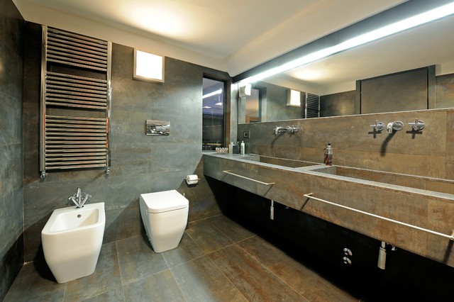 concrete tiles interior