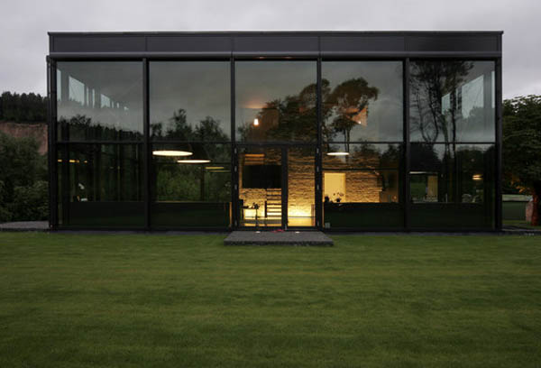 Natkevicius family home (8) Natkevicius family home 8 Old Cannon Foundry Modified into a Contemporary Glass Family Home